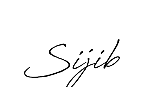 Create a beautiful signature design for name Sijib. With this signature (Antro_Vectra_Bolder) fonts, you can make a handwritten signature for free. Sijib signature style 7 images and pictures png