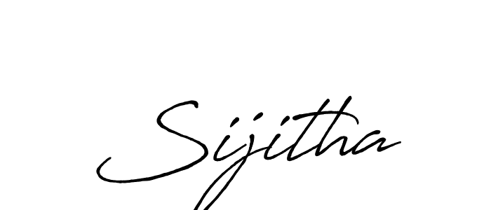 Make a beautiful signature design for name Sijitha. With this signature (Antro_Vectra_Bolder) style, you can create a handwritten signature for free. Sijitha signature style 7 images and pictures png