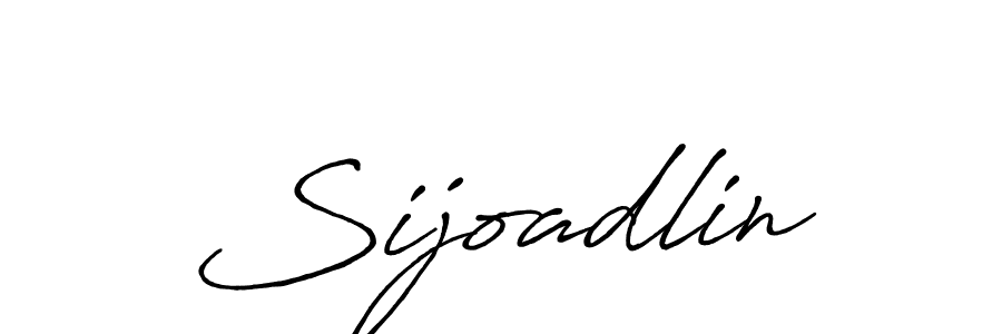 This is the best signature style for the Sijoadlin name. Also you like these signature font (Antro_Vectra_Bolder). Mix name signature. Sijoadlin signature style 7 images and pictures png