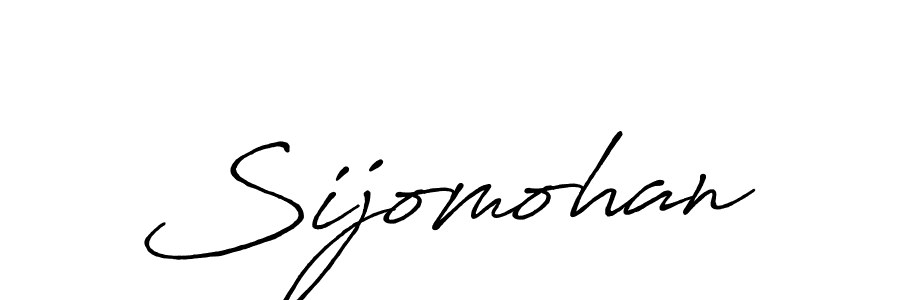 Also we have Sijomohan name is the best signature style. Create professional handwritten signature collection using Antro_Vectra_Bolder autograph style. Sijomohan signature style 7 images and pictures png