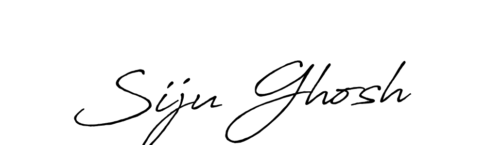 How to make Siju Ghosh name signature. Use Antro_Vectra_Bolder style for creating short signs online. This is the latest handwritten sign. Siju Ghosh signature style 7 images and pictures png