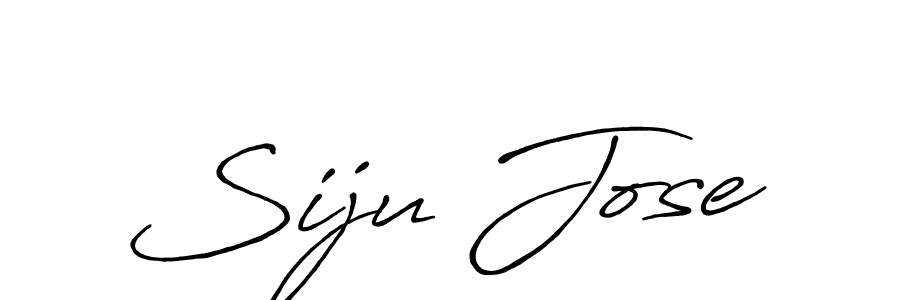 Design your own signature with our free online signature maker. With this signature software, you can create a handwritten (Antro_Vectra_Bolder) signature for name Siju Jose. Siju Jose signature style 7 images and pictures png