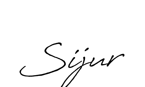 Create a beautiful signature design for name Sijur. With this signature (Antro_Vectra_Bolder) fonts, you can make a handwritten signature for free. Sijur signature style 7 images and pictures png