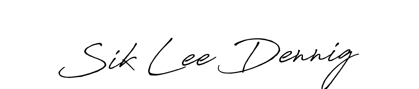 Make a beautiful signature design for name Sik Lee Dennig. Use this online signature maker to create a handwritten signature for free. Sik Lee Dennig signature style 7 images and pictures png