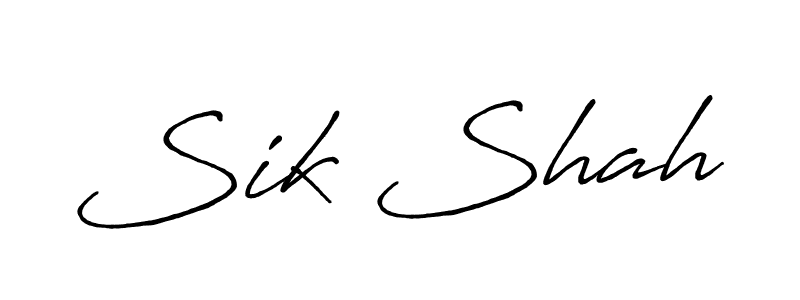 Make a short Sik Shah signature style. Manage your documents anywhere anytime using Antro_Vectra_Bolder. Create and add eSignatures, submit forms, share and send files easily. Sik Shah signature style 7 images and pictures png