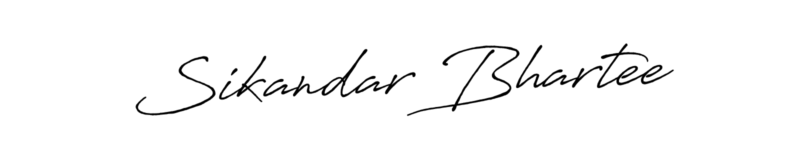 It looks lik you need a new signature style for name Sikandar Bhartee. Design unique handwritten (Antro_Vectra_Bolder) signature with our free signature maker in just a few clicks. Sikandar Bhartee signature style 7 images and pictures png
