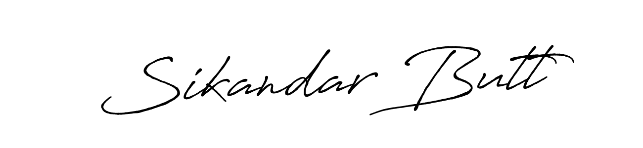 Make a beautiful signature design for name Sikandar Butt. Use this online signature maker to create a handwritten signature for free. Sikandar Butt signature style 7 images and pictures png