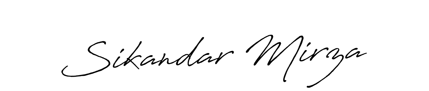 How to Draw Sikandar Mirza signature style? Antro_Vectra_Bolder is a latest design signature styles for name Sikandar Mirza. Sikandar Mirza signature style 7 images and pictures png