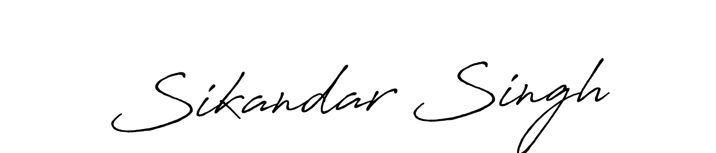 This is the best signature style for the Sikandar Singh name. Also you like these signature font (Antro_Vectra_Bolder). Mix name signature. Sikandar Singh signature style 7 images and pictures png