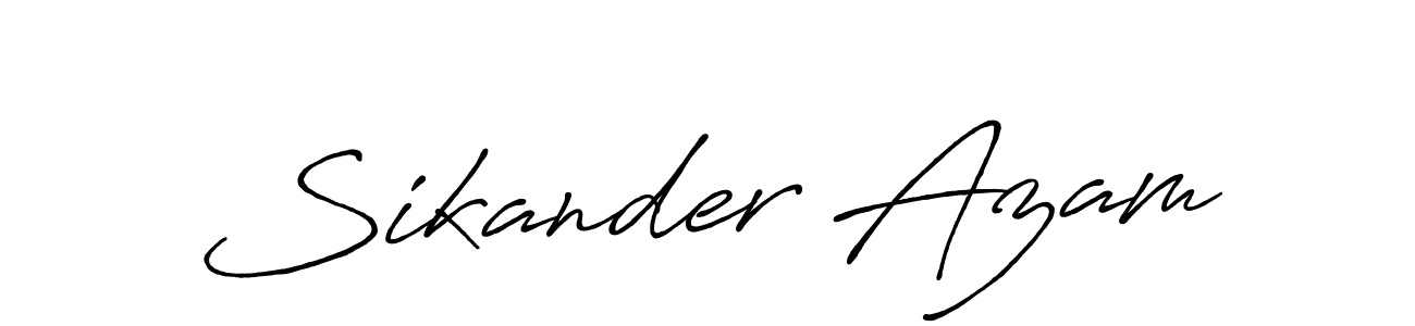 It looks lik you need a new signature style for name Sikander Azam. Design unique handwritten (Antro_Vectra_Bolder) signature with our free signature maker in just a few clicks. Sikander Azam signature style 7 images and pictures png