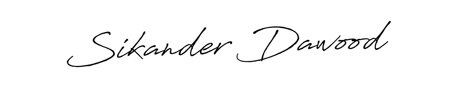 if you are searching for the best signature style for your name Sikander Dawood. so please give up your signature search. here we have designed multiple signature styles  using Antro_Vectra_Bolder. Sikander Dawood signature style 7 images and pictures png