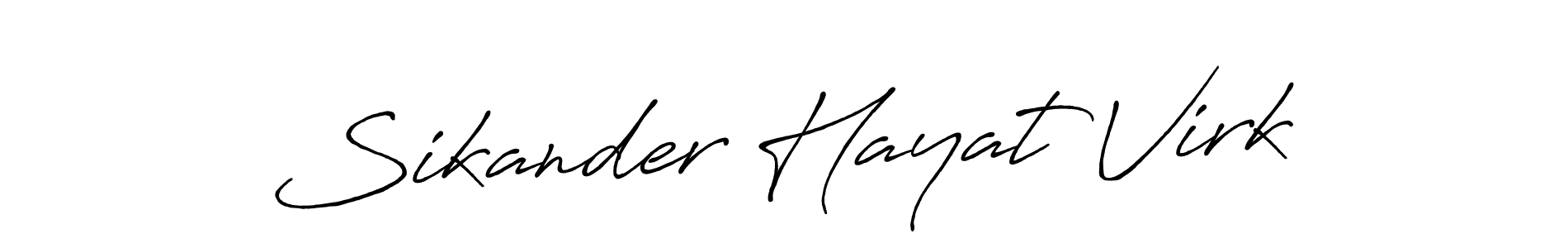 You should practise on your own different ways (Antro_Vectra_Bolder) to write your name (Sikander Hayat Virk) in signature. don't let someone else do it for you. Sikander Hayat Virk signature style 7 images and pictures png