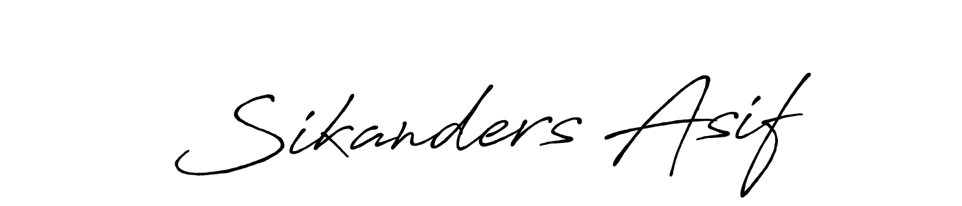 It looks lik you need a new signature style for name Sikanders Asif. Design unique handwritten (Antro_Vectra_Bolder) signature with our free signature maker in just a few clicks. Sikanders Asif signature style 7 images and pictures png
