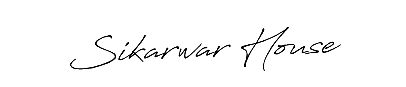 Antro_Vectra_Bolder is a professional signature style that is perfect for those who want to add a touch of class to their signature. It is also a great choice for those who want to make their signature more unique. Get Sikarwar House name to fancy signature for free. Sikarwar House signature style 7 images and pictures png