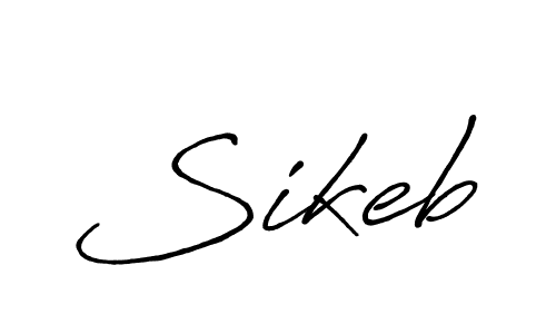 You can use this online signature creator to create a handwritten signature for the name Sikeb. This is the best online autograph maker. Sikeb signature style 7 images and pictures png