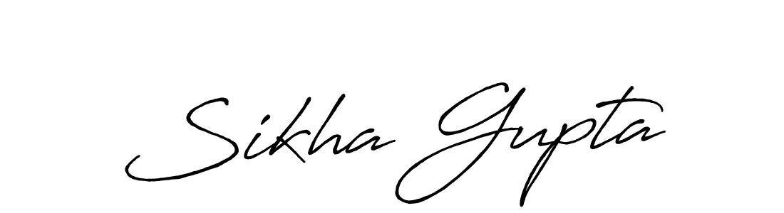 Also You can easily find your signature by using the search form. We will create Sikha Gupta name handwritten signature images for you free of cost using Antro_Vectra_Bolder sign style. Sikha Gupta signature style 7 images and pictures png