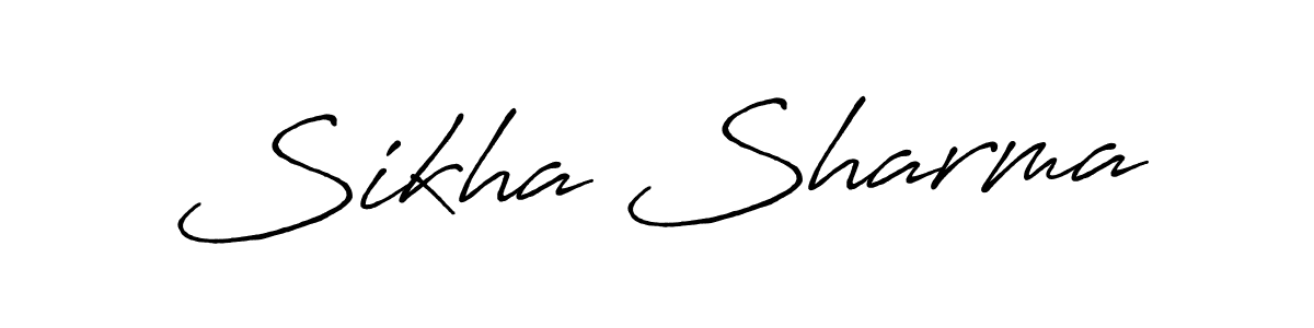 Best and Professional Signature Style for Sikha Sharma. Antro_Vectra_Bolder Best Signature Style Collection. Sikha Sharma signature style 7 images and pictures png