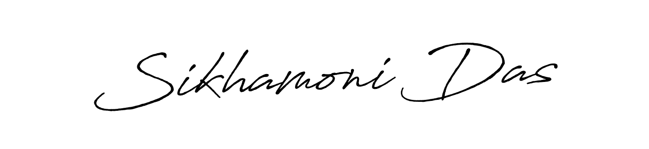 Make a short Sikhamoni Das signature style. Manage your documents anywhere anytime using Antro_Vectra_Bolder. Create and add eSignatures, submit forms, share and send files easily. Sikhamoni Das signature style 7 images and pictures png