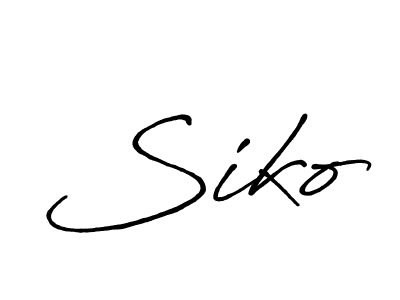 Also You can easily find your signature by using the search form. We will create Siko name handwritten signature images for you free of cost using Antro_Vectra_Bolder sign style. Siko signature style 7 images and pictures png
