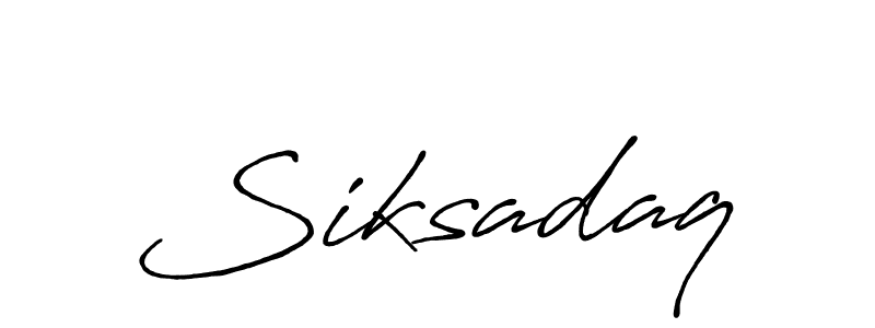 The best way (Antro_Vectra_Bolder) to make a short signature is to pick only two or three words in your name. The name Siksadaq include a total of six letters. For converting this name. Siksadaq signature style 7 images and pictures png