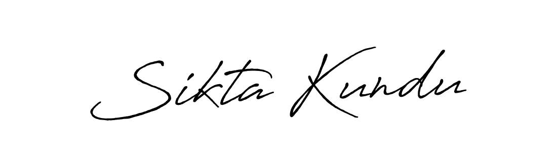 Make a short Sikta Kundu signature style. Manage your documents anywhere anytime using Antro_Vectra_Bolder. Create and add eSignatures, submit forms, share and send files easily. Sikta Kundu signature style 7 images and pictures png