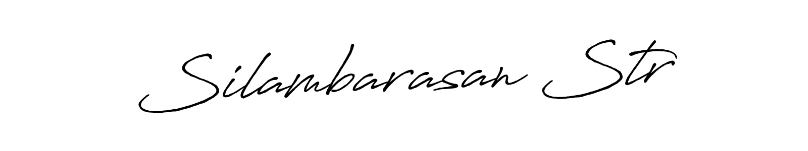 The best way (Antro_Vectra_Bolder) to make a short signature is to pick only two or three words in your name. The name Silambarasan Str include a total of six letters. For converting this name. Silambarasan Str signature style 7 images and pictures png