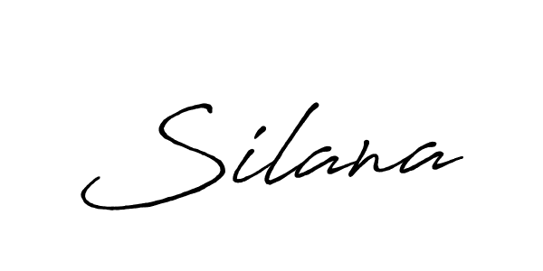 Silana stylish signature style. Best Handwritten Sign (Antro_Vectra_Bolder) for my name. Handwritten Signature Collection Ideas for my name Silana. Silana signature style 7 images and pictures png