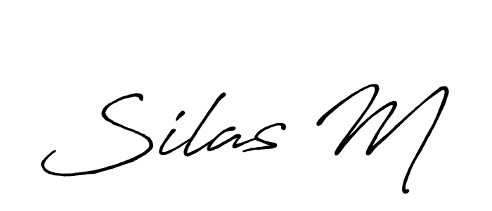 Antro_Vectra_Bolder is a professional signature style that is perfect for those who want to add a touch of class to their signature. It is also a great choice for those who want to make their signature more unique. Get Silas M name to fancy signature for free. Silas M signature style 7 images and pictures png