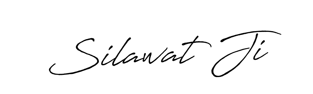 How to make Silawat Ji name signature. Use Antro_Vectra_Bolder style for creating short signs online. This is the latest handwritten sign. Silawat Ji signature style 7 images and pictures png