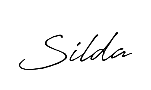 Also we have Silda name is the best signature style. Create professional handwritten signature collection using Antro_Vectra_Bolder autograph style. Silda signature style 7 images and pictures png