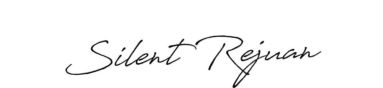 Design your own signature with our free online signature maker. With this signature software, you can create a handwritten (Antro_Vectra_Bolder) signature for name Silent Rejuan. Silent Rejuan signature style 7 images and pictures png