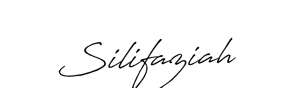 Make a beautiful signature design for name Silifaziah. Use this online signature maker to create a handwritten signature for free. Silifaziah signature style 7 images and pictures png