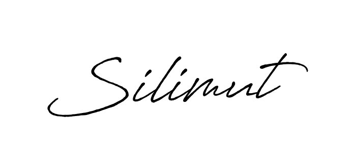 Design your own signature with our free online signature maker. With this signature software, you can create a handwritten (Antro_Vectra_Bolder) signature for name Silimut. Silimut signature style 7 images and pictures png