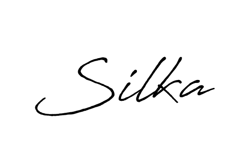 Similarly Antro_Vectra_Bolder is the best handwritten signature design. Signature creator online .You can use it as an online autograph creator for name Silka. Silka signature style 7 images and pictures png