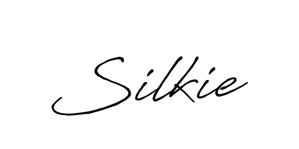 Design your own signature with our free online signature maker. With this signature software, you can create a handwritten (Antro_Vectra_Bolder) signature for name Silkie. Silkie signature style 7 images and pictures png