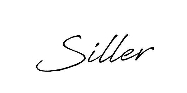 It looks lik you need a new signature style for name Siller. Design unique handwritten (Antro_Vectra_Bolder) signature with our free signature maker in just a few clicks. Siller signature style 7 images and pictures png
