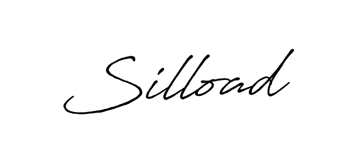 Make a beautiful signature design for name Silload. With this signature (Antro_Vectra_Bolder) style, you can create a handwritten signature for free. Silload signature style 7 images and pictures png