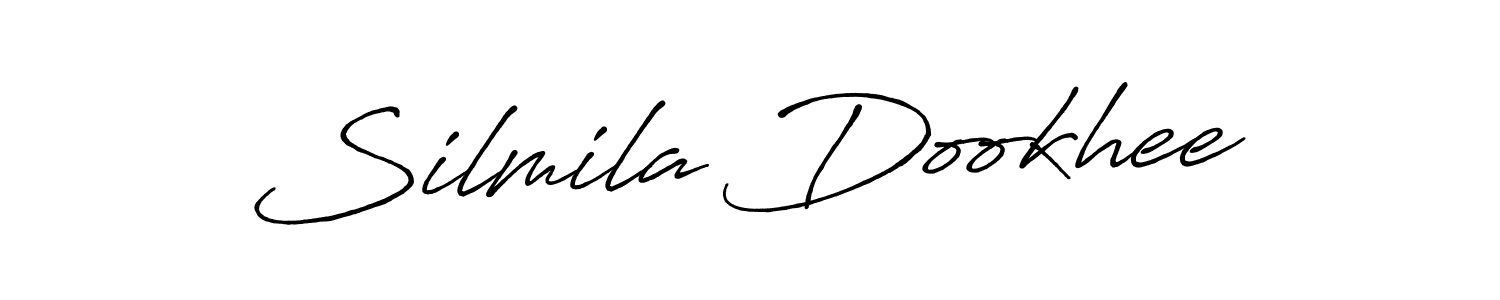 Best and Professional Signature Style for Silmila Dookhee. Antro_Vectra_Bolder Best Signature Style Collection. Silmila Dookhee signature style 7 images and pictures png