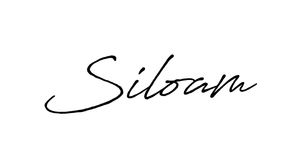 Design your own signature with our free online signature maker. With this signature software, you can create a handwritten (Antro_Vectra_Bolder) signature for name Siloam. Siloam signature style 7 images and pictures png