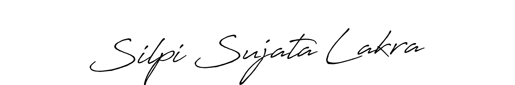 Use a signature maker to create a handwritten signature online. With this signature software, you can design (Antro_Vectra_Bolder) your own signature for name Silpi Sujata Lakra. Silpi Sujata Lakra signature style 7 images and pictures png