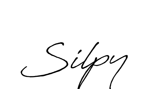 Design your own signature with our free online signature maker. With this signature software, you can create a handwritten (Antro_Vectra_Bolder) signature for name Silpy. Silpy signature style 7 images and pictures png