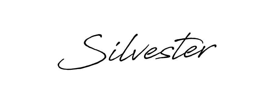 Silvester stylish signature style. Best Handwritten Sign (Antro_Vectra_Bolder) for my name. Handwritten Signature Collection Ideas for my name Silvester. Silvester signature style 7 images and pictures png