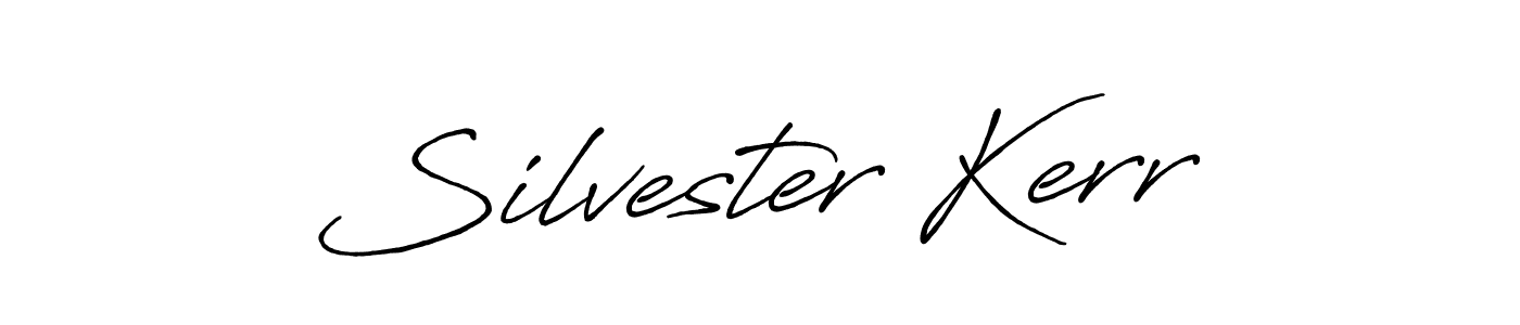 The best way (Antro_Vectra_Bolder) to make a short signature is to pick only two or three words in your name. The name Silvester Kerr include a total of six letters. For converting this name. Silvester Kerr signature style 7 images and pictures png