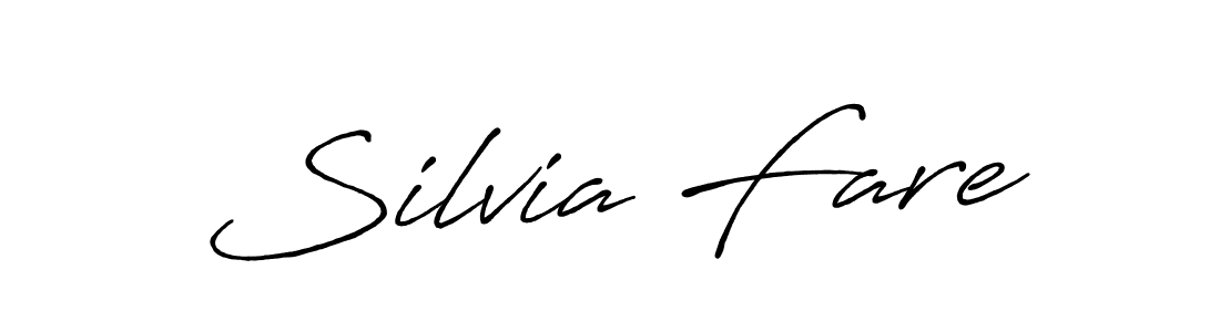 Make a beautiful signature design for name Silvia Fare. With this signature (Antro_Vectra_Bolder) style, you can create a handwritten signature for free. Silvia Fare signature style 7 images and pictures png