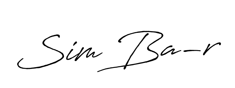 Best and Professional Signature Style for Sim Ba-r. Antro_Vectra_Bolder Best Signature Style Collection. Sim Ba-r signature style 7 images and pictures png