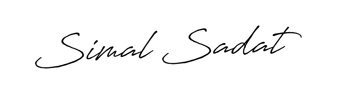 You can use this online signature creator to create a handwritten signature for the name Simal Sadat. This is the best online autograph maker. Simal Sadat signature style 7 images and pictures png