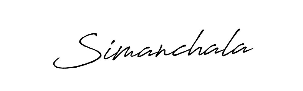 Also You can easily find your signature by using the search form. We will create Simanchala name handwritten signature images for you free of cost using Antro_Vectra_Bolder sign style. Simanchala signature style 7 images and pictures png