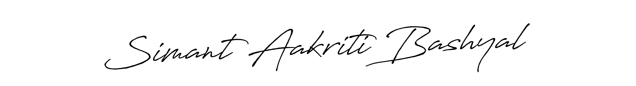 How to Draw Simant Aakriti Bashyal signature style? Antro_Vectra_Bolder is a latest design signature styles for name Simant Aakriti Bashyal. Simant Aakriti Bashyal signature style 7 images and pictures png
