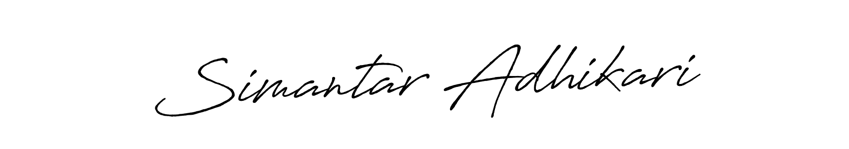 Here are the top 10 professional signature styles for the name Simantar Adhikari. These are the best autograph styles you can use for your name. Simantar Adhikari signature style 7 images and pictures png