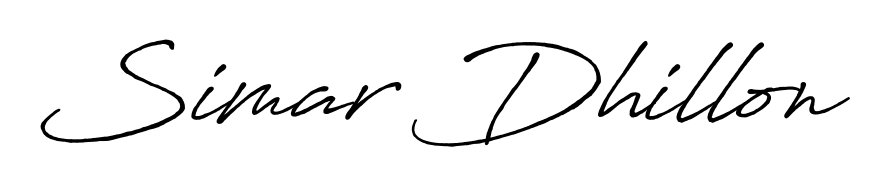 A timeless handwritten aesthetic for Simar Dhillon. The Antro_Vectra_Bolder font gives your signature a handcrafted feel with natural curves. Simar Dhillon signature style 7 images and pictures png